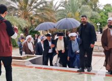 حضور نماینده آیت الله العظمی سیستانی حفظه الله در جمع اساتید، طلاب و روحانیون جهرم